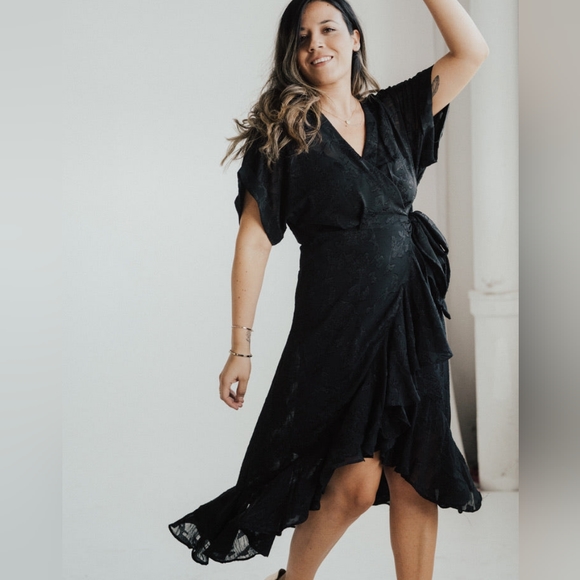 CJLA Celia Wrap Dress - Picture 1 of 6